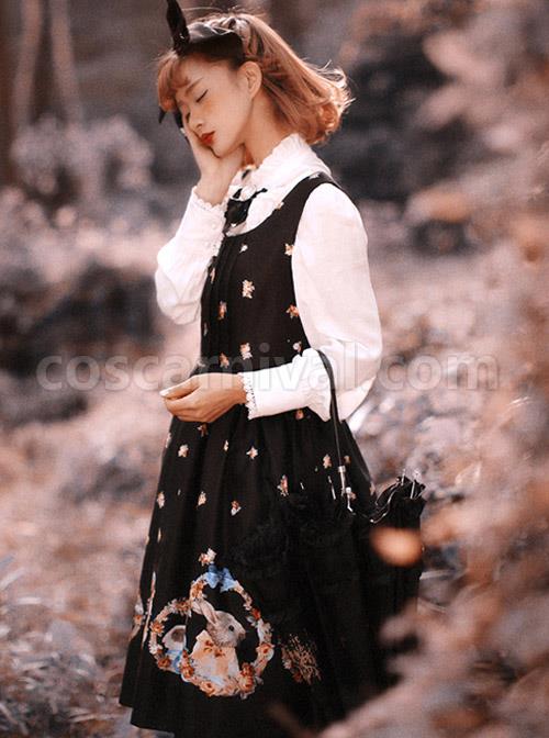 Corolla-Rabbit-Series-Square-Collar-Classic-Lolita-Sleeveless-Dress-coscarnival-4869