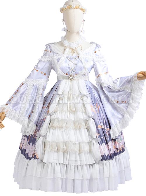 Cross-Lily-Series-Gorgeous-Tea-Party-Style-Classic-Lolita-Long-Sleeve-Dress-Full-set-coscarnival-3095