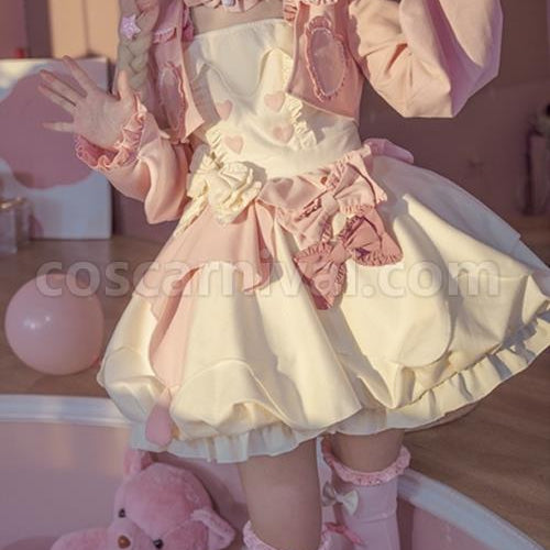 Cute-Heart-Shape-Design-Pink-Pleated-Bow-Irregular-Cut-Decoration-Pleated-Ruffle-Sweet-Lolita-Slip-Dress-Set-coscarnival-1491.jpg