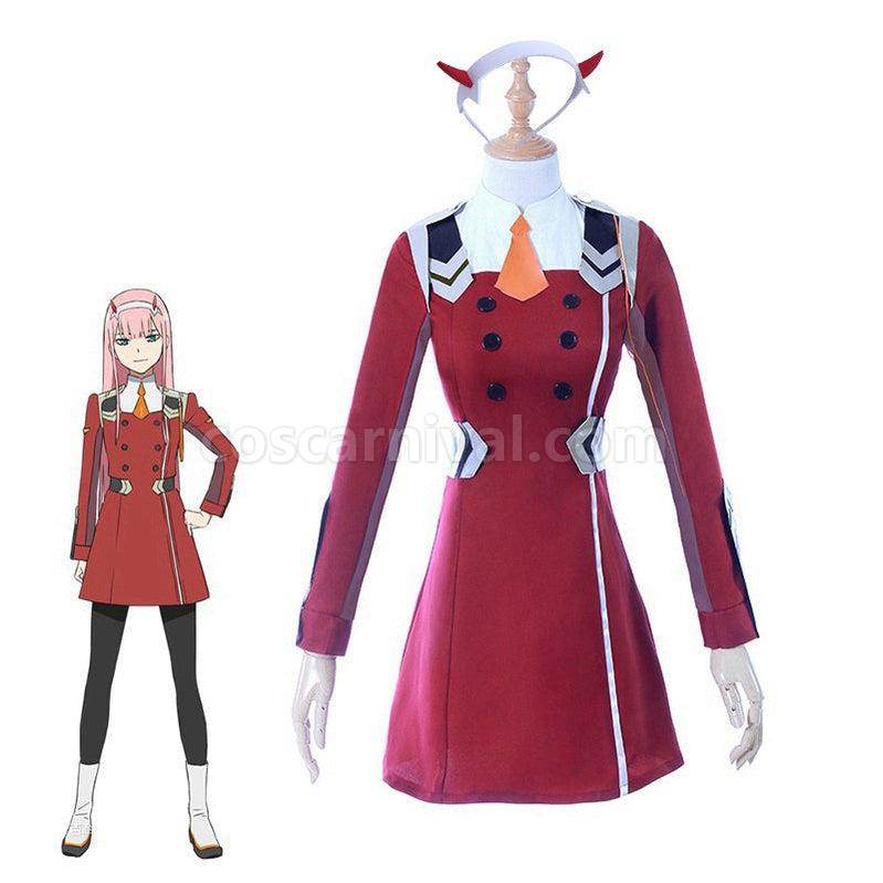 DARLING in the FRANXX 02 Cosplay Zero Two Cosplay Costumes Women Costume Full Sets coscarnival011118525