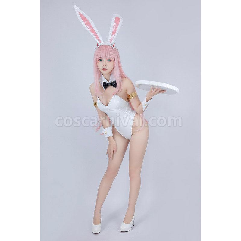 DARLING in the FRANXX 02 Zero Two Bunny Girl White Cosplay Costumes coscarnival01119001