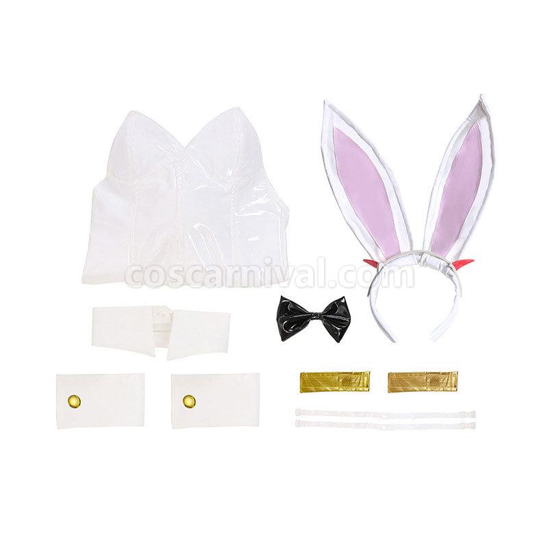 DARLING in the FRANXX 02 Zero Two Bunny Girl White Cosplay Costumes coscarnival01119008
