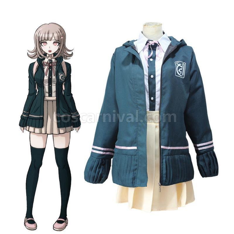 Danganronpa 2 Goodbye Despair Chiaki Nanami Uniforms Jacket Cosplay Costumes coscarnival011117019