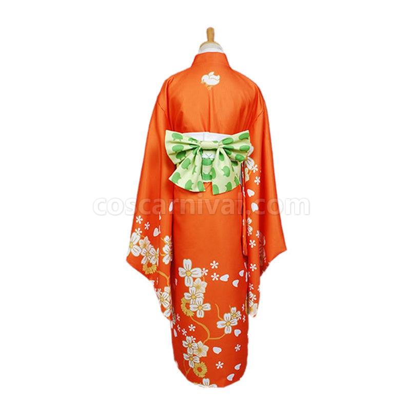 Danganronpa 2 Goodbye Despair Hiyoko Saionji Kimono Cosplay Costumes coscarnival011114663