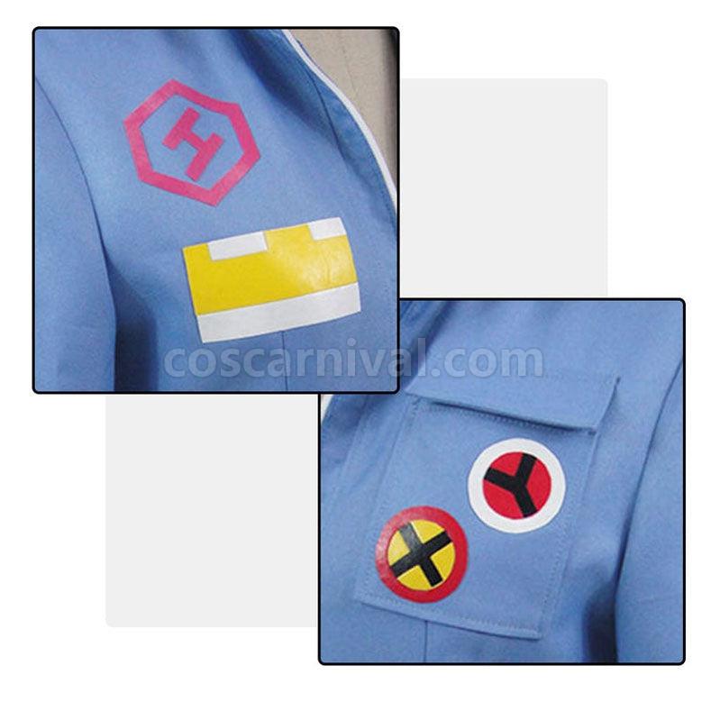Danganronpa 2 Goodbye Despair Kazuichi Souda Blue Uniform Cosplay Costumes coscarnival011117347