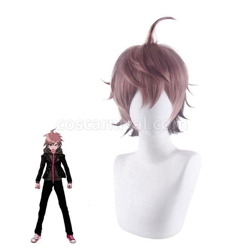 Makoto Naegi Cosplay Wig — front view