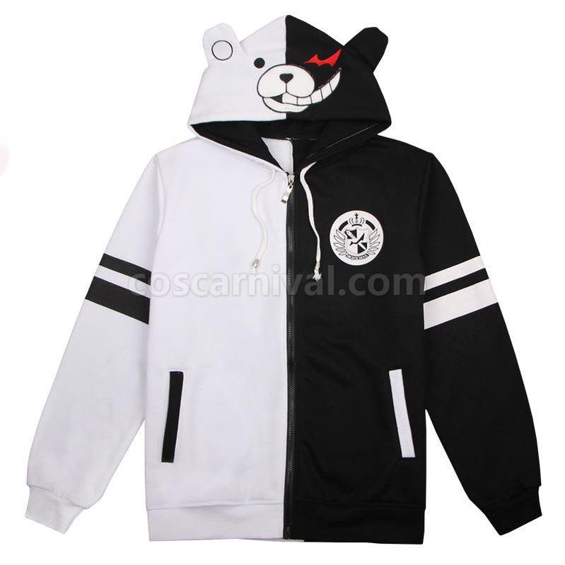 Danganronpa Trigger Happy Havoc Monokuma Black and White Bear Cosplay Costumes coscarnival011118169