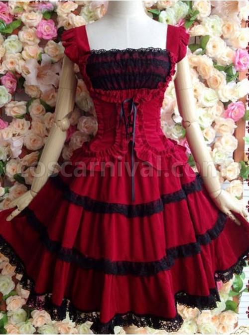 Dark-Red-Palace-Wind-Lace-Waist-Suspender-Dress-coscarnival-862.jpg