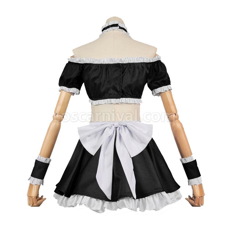 Date A Live 4 Nia Honjou Maid Cosplay Costumes coscarnival0111602
