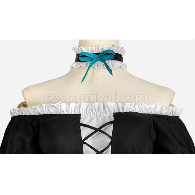 Date A Live 4 Nia Honjou Maid Cosplay Costumes coscarnival0111619
