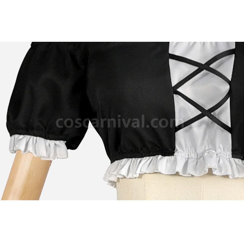 Date A Live 4 Nia Honjou Maid Cosplay Costumes coscarnival0111627