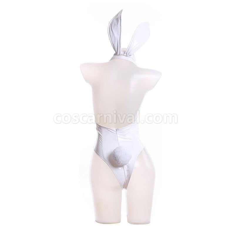 Date A Live Date A Bullet White Queen Bunnysuit Cosplay Costumes coscarnival01119495