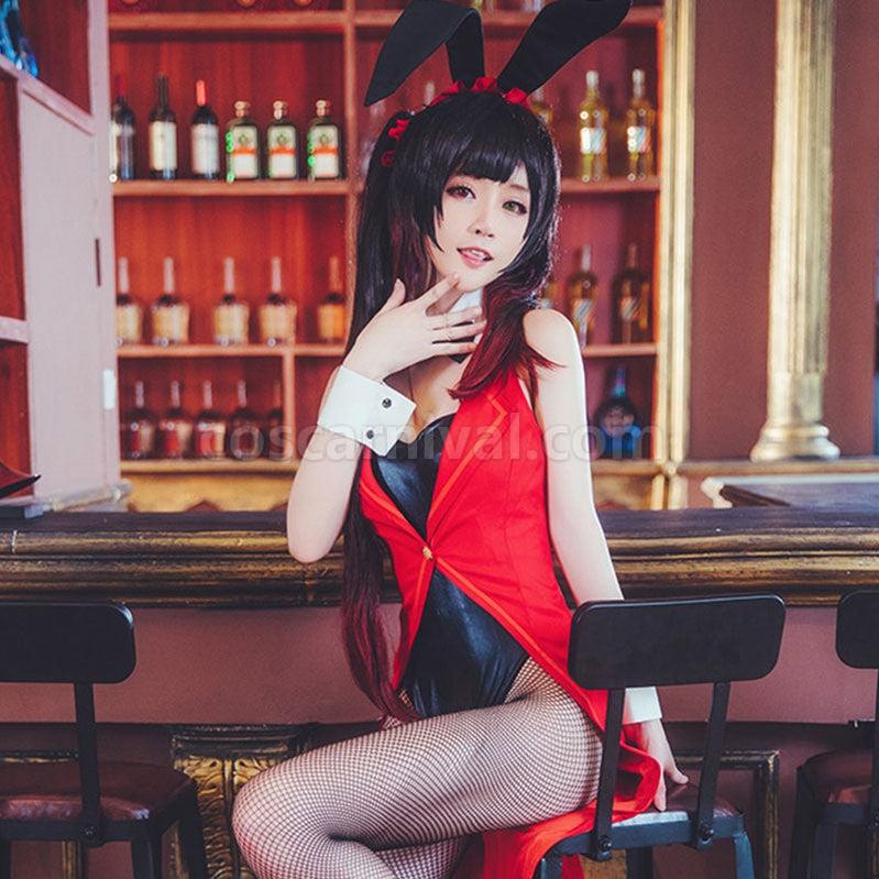 Date A Live Kurumi Tokisaki Bunny Girl Outfits Cosplay Costume coscarnival011115152