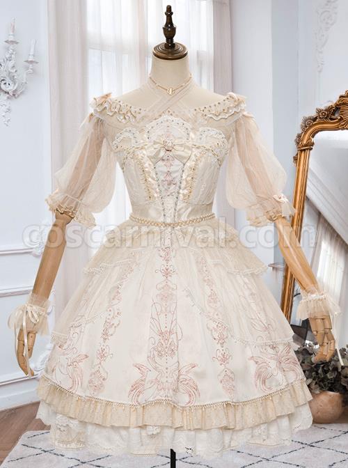 Day-And-Night-Carols-Series-JSK-Gorgeous-Elegant-Lace-Classic-Lolita-Sleeveless-Dress-coscarnival-1211