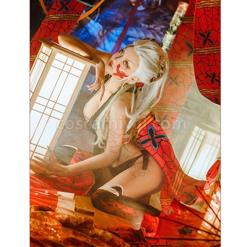 Demon Slayer Kimetsu no Yaiba Daki Cosplay Costumes coscarnival01119142