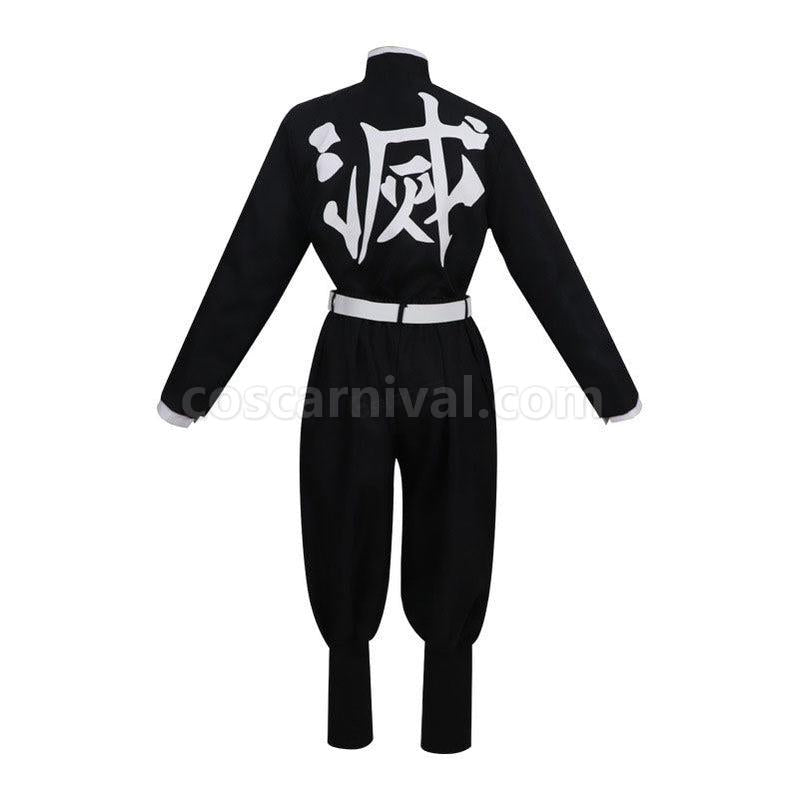 Demon Slayer Kimetsu no Yaiba Iguro Obanai Kimono Black White Halloween Cosplay Costumes coscarnival011117454