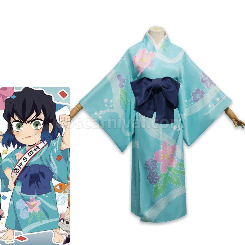 Demon Slayer Kimetsu no Yaiba Inosuke Hashibira Cosplay Costumes coscarnival01115163