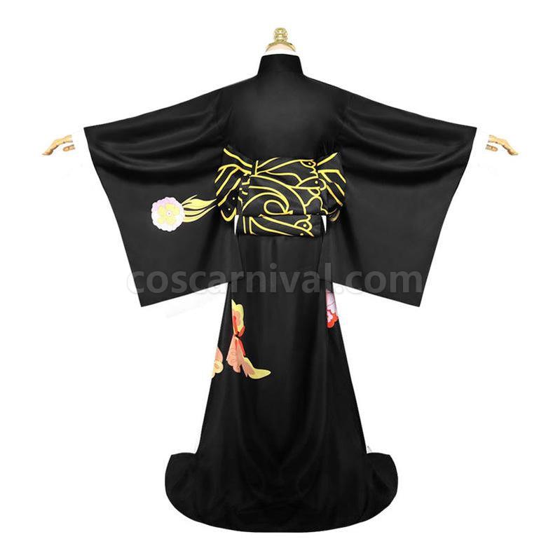 Demon Slayer Kimetsu no Yaiba Kibutsuji Muzan kimono Woman Uniform Halloween Cosplay Costumes coscarnival011118158