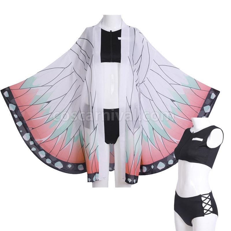 Demon Slayer Kimetsu no Yaiba Kochou Shinobu Swimsuit Cosplay Costumes coscarnival011110521