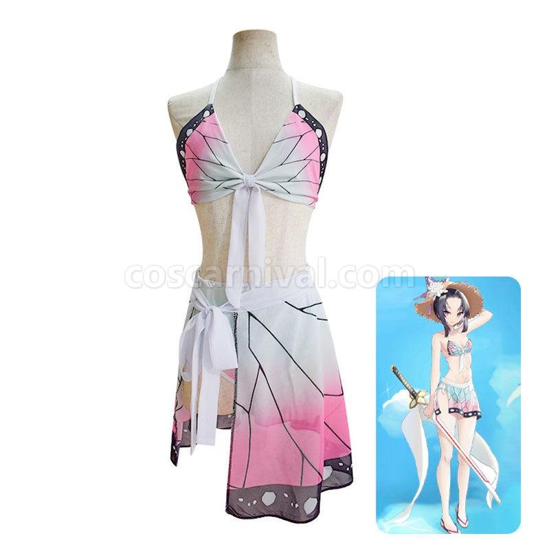 Demon Slayer Kimetsu no Yaiba Kochou Shinobu Swimsuit Cosplay Costumes coscarnival011110523