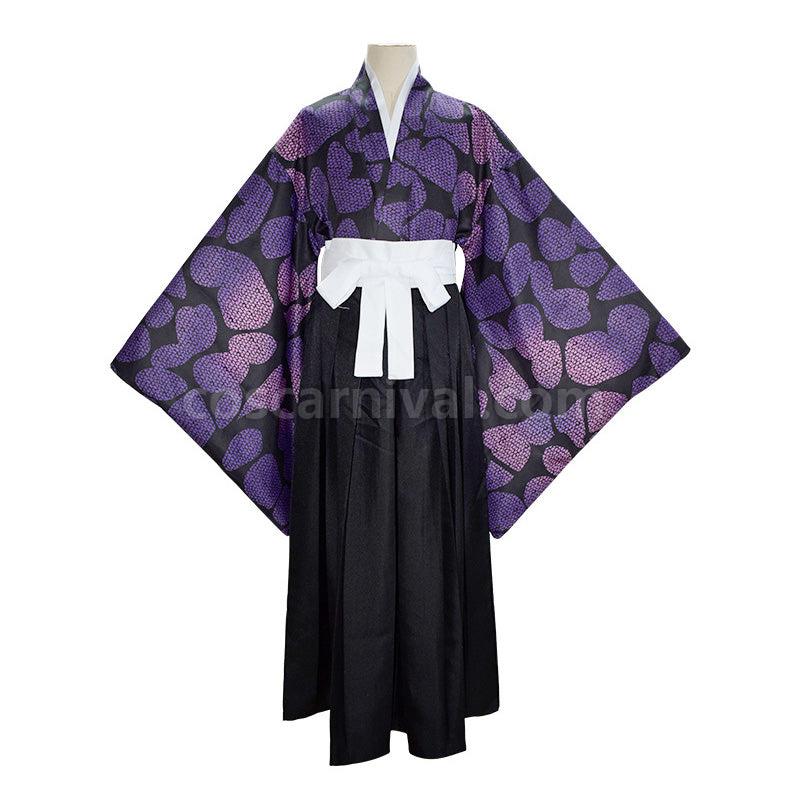 Demon Slayer Kimetsu no Yaiba Kokushibo Tsugikuni Michikatsu Kimono Halloween Cosplay Costumes coscarnival01119539