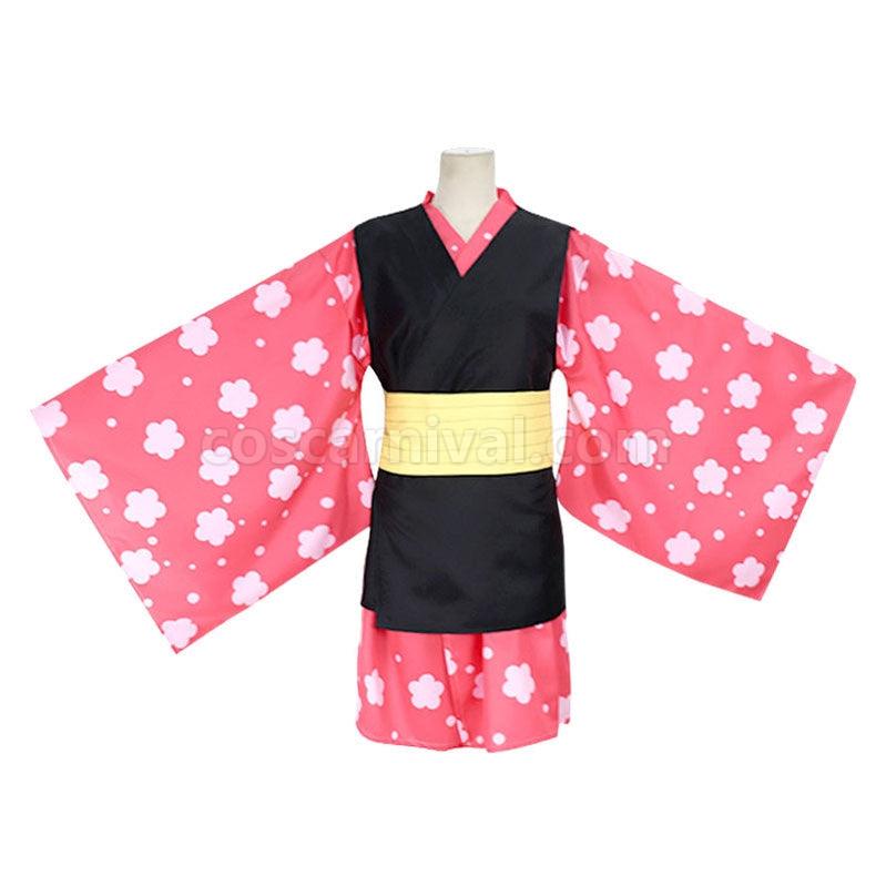 Demon Slayer Kimetsu no Yaiba Makomo Full Set Kimono Cosplay Costumes coscarnival011115707
