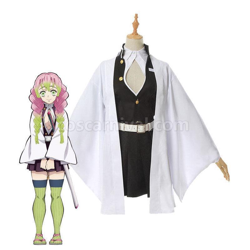 Demon Slayer Kimetsu no Yaiba Mitsuri Kanroji Female Uniform Cosplay Costume coscarnival011119537