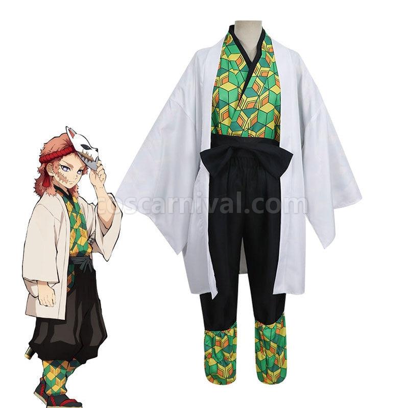 Demon Slayer Kimetsu no Yaiba Sabito Male Cosplay Costumes coscarnival011117412