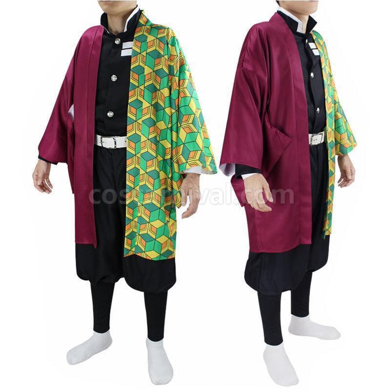 Demon Slayer Kimetsu no Yaiba Tomioka Giyuu Kimono Cosplay Costumes coscarnival011119298