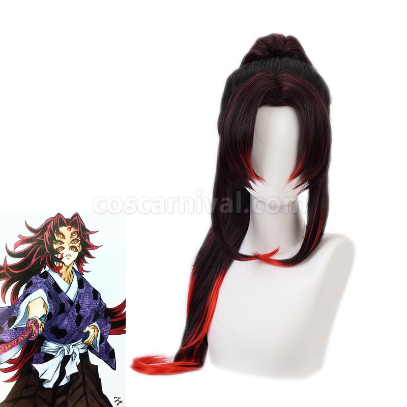 Demon Slayer Kimetsu no Yaiba Yoriichi Tsugikuni Kokushibou Cosplay Wig coscarnival01117816