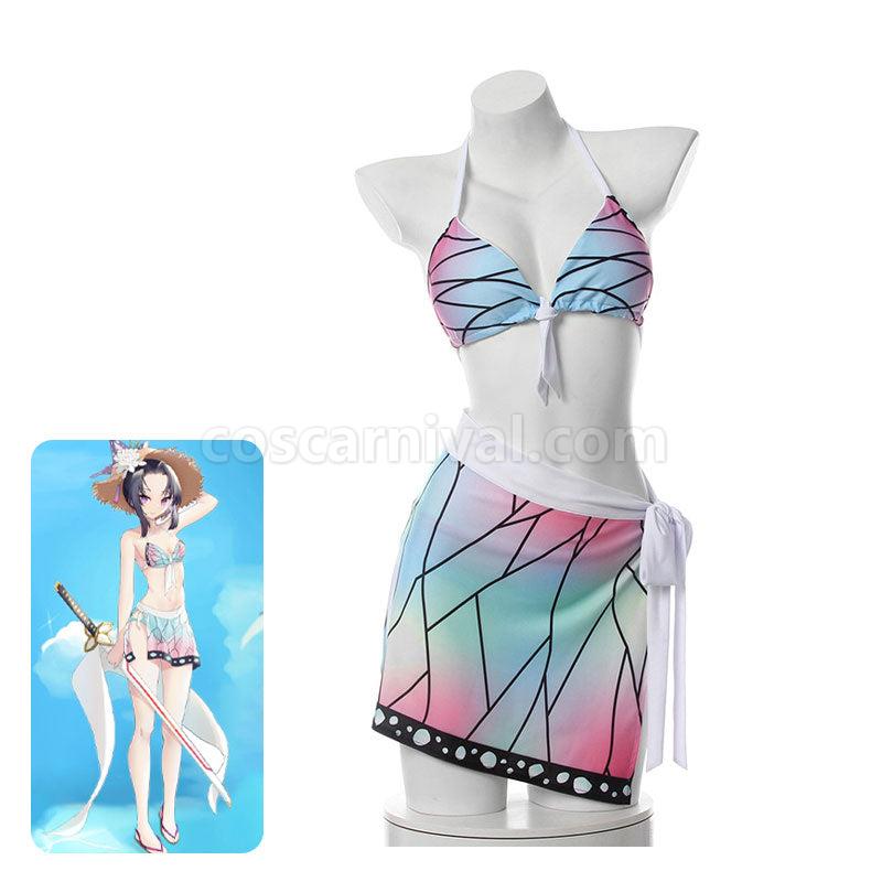 Demon Slayer Kochou Shinobu Swimsuit Cosplay Costumes coscarnival01119960