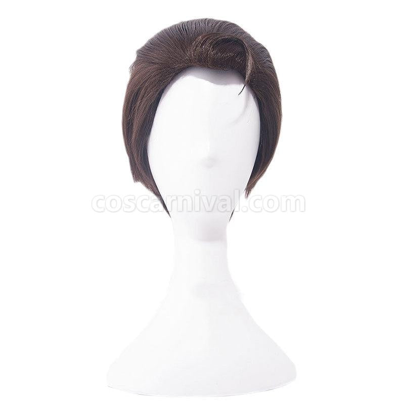 Detroit Become Human Connor Short Brown Cosplay Wigs coscarnival011114565