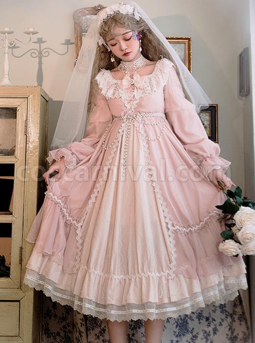 Diana-Series-Pink-OP-Elegant-Palace-Style-Classic-Lolita-Long-Sleeve-Long-Dress-coscarnival-4699
