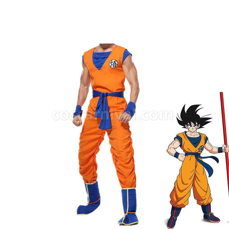Dragon Ball Son Goku Combat Suit Cosplay Costume coscarnival011114482