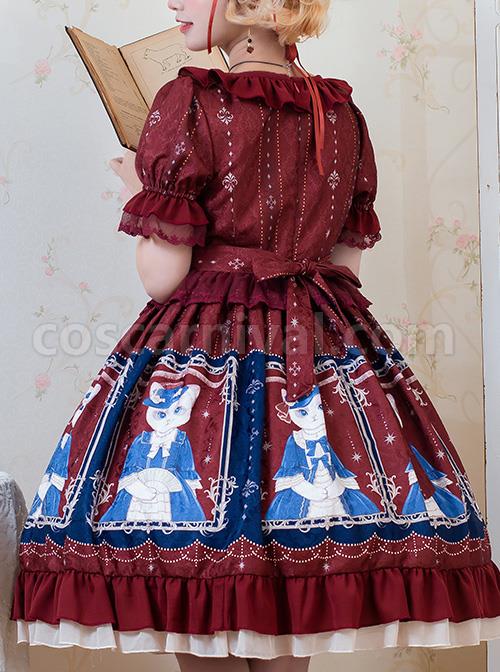 Earl-Cat-Lady-Series-OP-Classic-Lolita-Short-Sleeve-Dress-coscarnival-5161