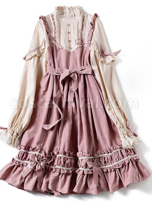 Elegant-Bowknot-Classic-Lolita-Long-Sleeve-Dress-coscarnival-1214