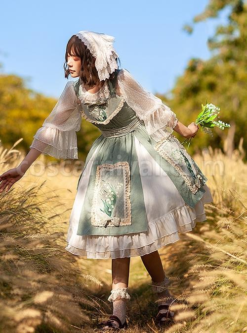Elegant-Embroidered-Lace-Rose-Jacquard-Fabric-Ruffle-Hem-Classic-Lolita-Sleeveless-Dress-coscarnival-2929