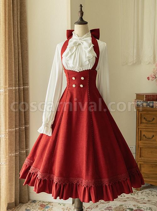 Elegant-Slim-Fit-Detachable-Halter-Large-Bow-Striped-Pocket-Two-Wear-Sling-Long-Sleeves-Classic-Lolita-Dress-coscarnival-950