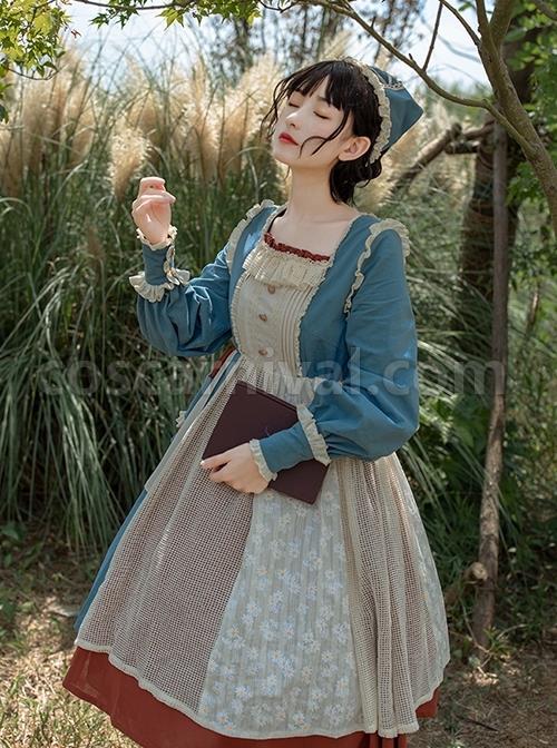 Elegant-Square-Neck-Autumn-Winter-Embroidered-Pocket-Asymmetrical-Hem-Design-Classic-Lolita-Long-Sleeve-Dress-coscarnival-2885