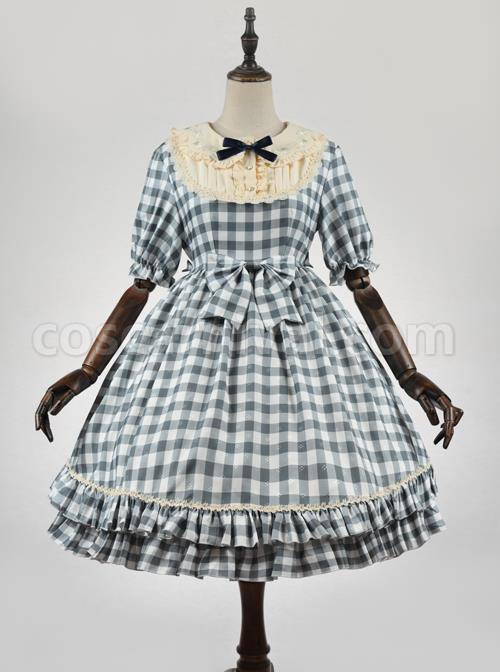 Embroidery-Doll-Collar-Plaid-Pattern-Ruffle-Hem-Sweet-Lolita-Short-Sleeve-Dress-coscarnival-1436.jpg