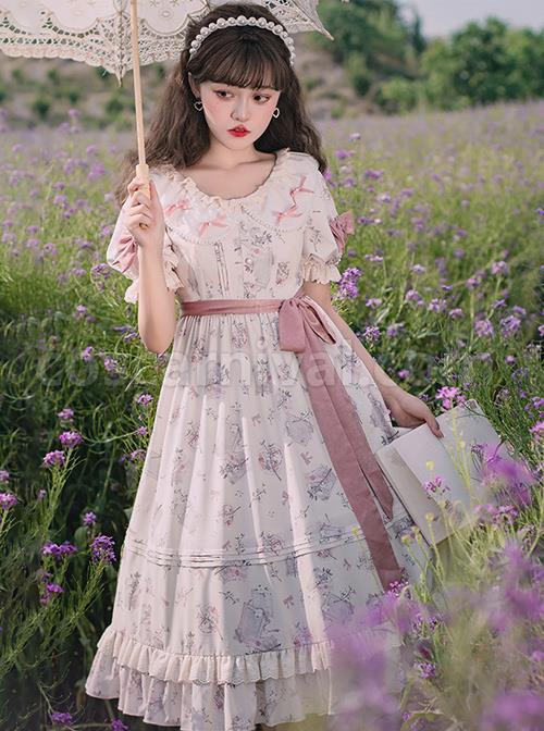Everlasting-Love-Series-OP-Daily-Elegant-Flowers-Printing-Classic-Lolita-Short-Sleeve-Dress-coscarnival-1284