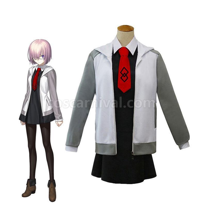 FGO / Fate Grand Order Mash Kyrielight Shielder Uniform Cosplay Costume, front view