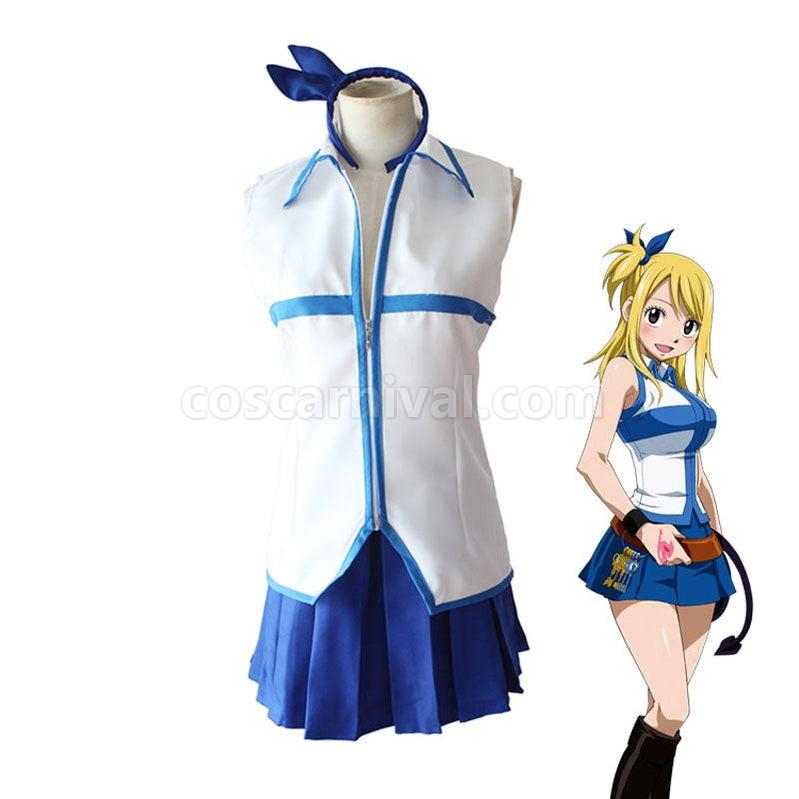 Fairy Tail Lucy Heartfilia Cosplay Costume coscarnival011115734