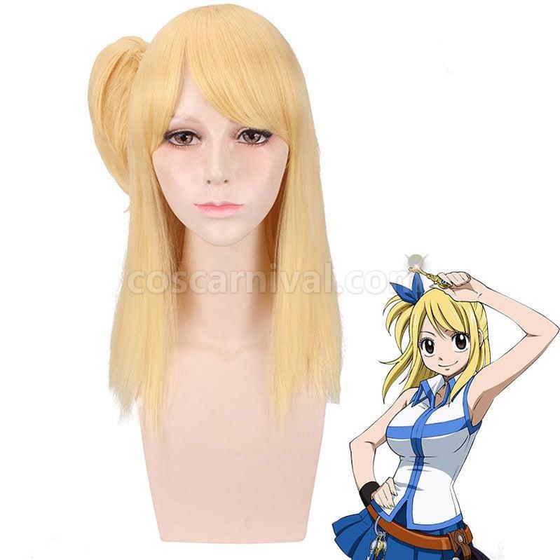 Fairy Tail Lucy Heartfilia Golden Cosplay Wigs coscarnival011115665