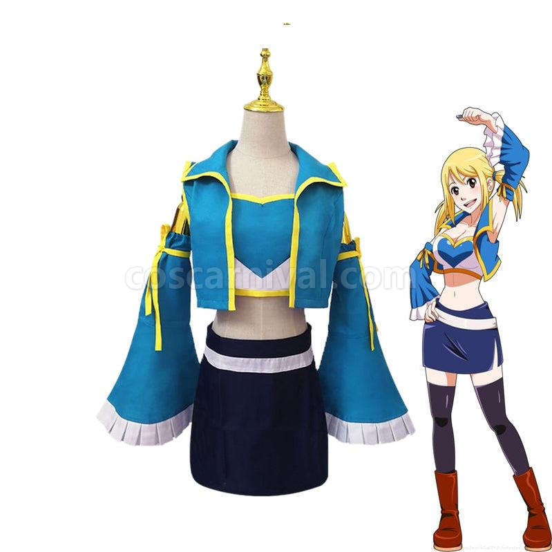 Fairy Tail Lucy Heartfilia Uniforms Cosplay Costume coscarnival011112618