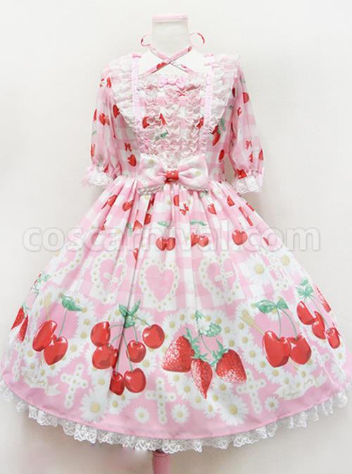 Fashion-Cherry-Red-Strawberry-High-Waist-Sweet-Lolita-Short-Sleeves-Dress-coscarnival-2848.jpg