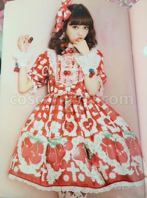 Fashion-Cherry-Red-Strawberry-High-Waist-Sweet-Lolita-Short-Sleeves-Dress-coscarnival-2854.jpg