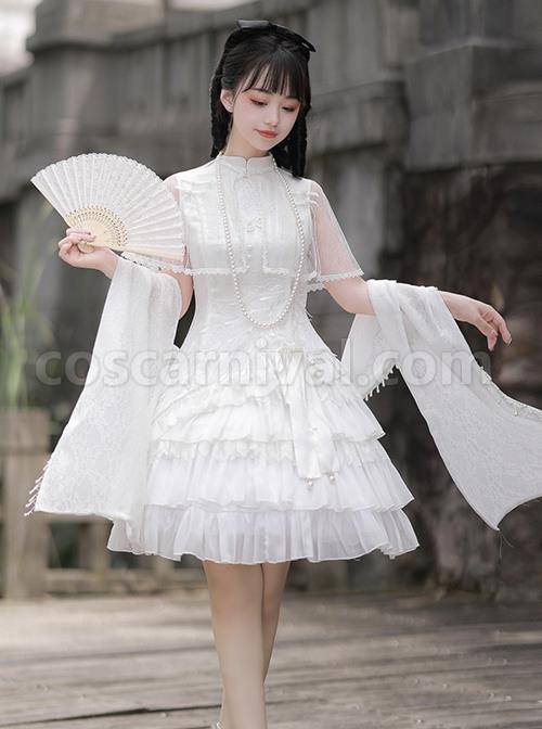 Fengming-Series-Chinese-Style-Pure-White-Elegant-Stand-Collar-Improved-Cheongsam-Classic-Lolita-Sleeveless-Dress-coscarnival-1671