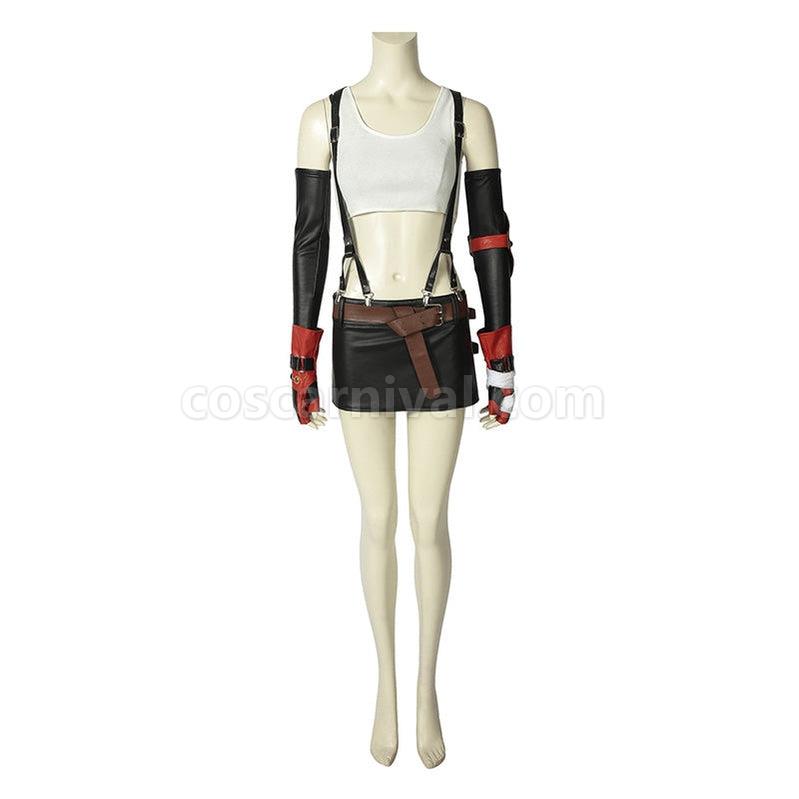 Final Fantasy VII FF7 Tifa Lockhart Outfits Cosplay Costume coscarnival011113683