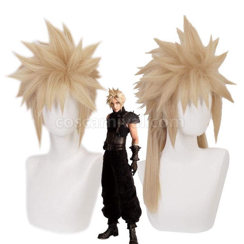 Final Fantasy VII Remake FF7 Female Cloud Strife Long blond Cosplay Wigs coscarnival011113483